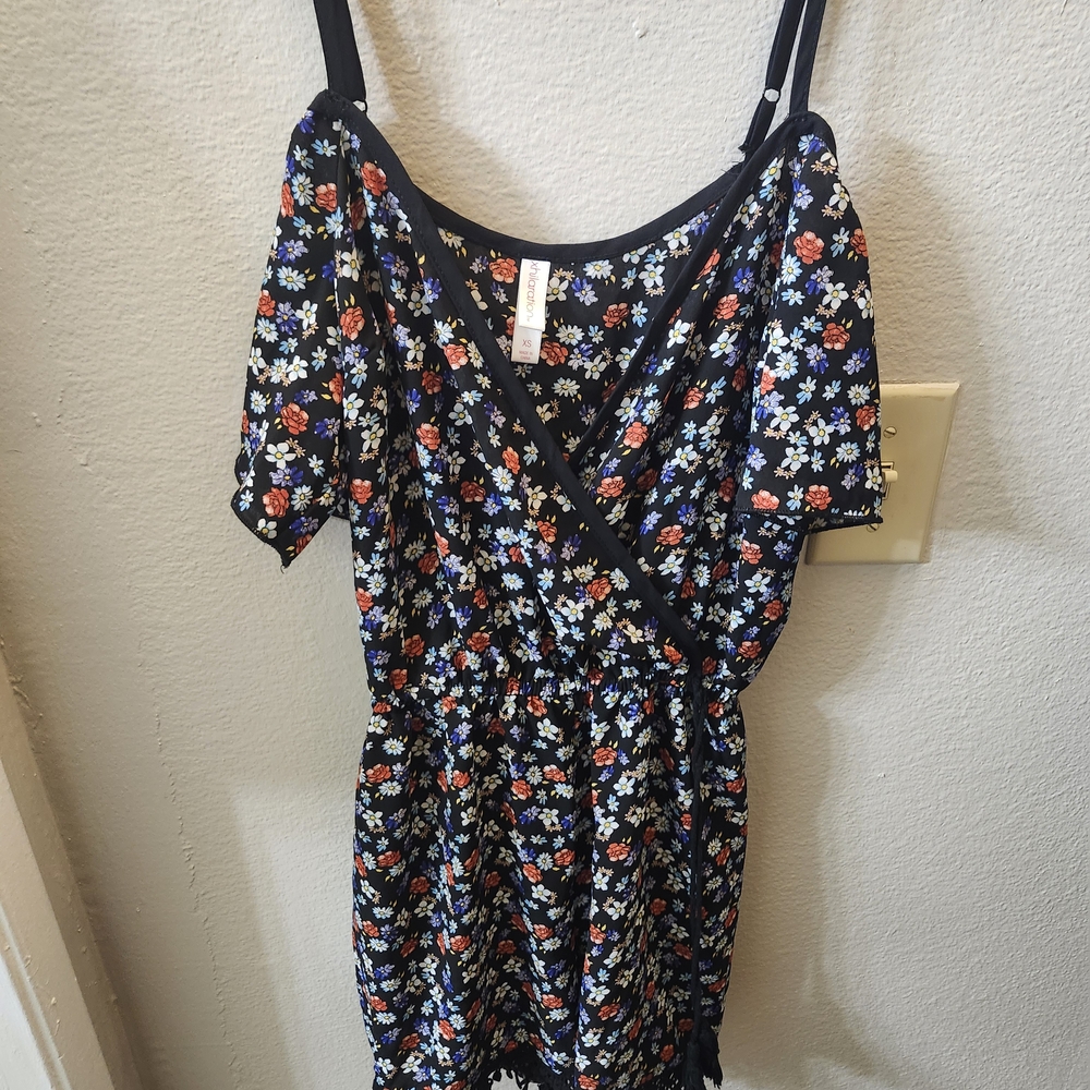 Floral Print Short Sleeve Dress
